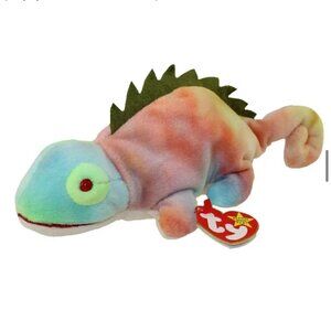 THE BEANIE BABIES COLLECTION -BEANIE ORIGINAL BABY-'IGGY; the Iguana- RARE FIND!